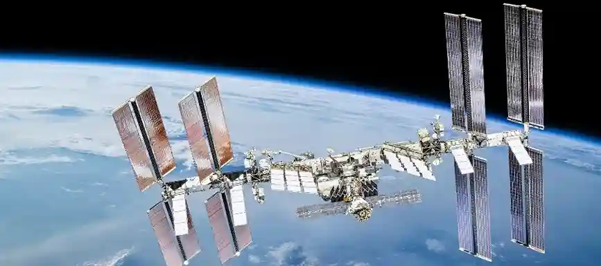 syns internationella rymdstationen iss från sverige